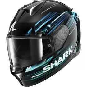 Casque Shark Skwal I3 Light-Blur Noir Bleu Vert