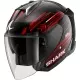 Casque Shark Skwal I3 Jet Light-Blur Noir Rouge Blanc