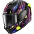 Casque Shark D-Skwal 3 Fawn Noir Violet Jaune