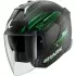 Casque Shark Skwal I3 Jet Light-Blur Noir Vert Blanc Mat