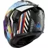 Casque Shark Spartan GT Pro Carbon Sthyr Carbone Blanc Chrome