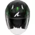 Casque Shark Skwal I3 Jet Light-Blur Noir Vert Blanc Mat