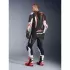 Combinaison 1 Pièce Alpinestars GP Tech V5 Noir Blanc Rouge Fluo