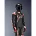 Combinaison 1 Pièce Alpinestars GP Tech V5 Noir Blanc Rouge Fluo