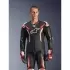 Combinaison 1 Pièce Alpinestars GP Tech V5 Noir Blanc Rouge Fluo