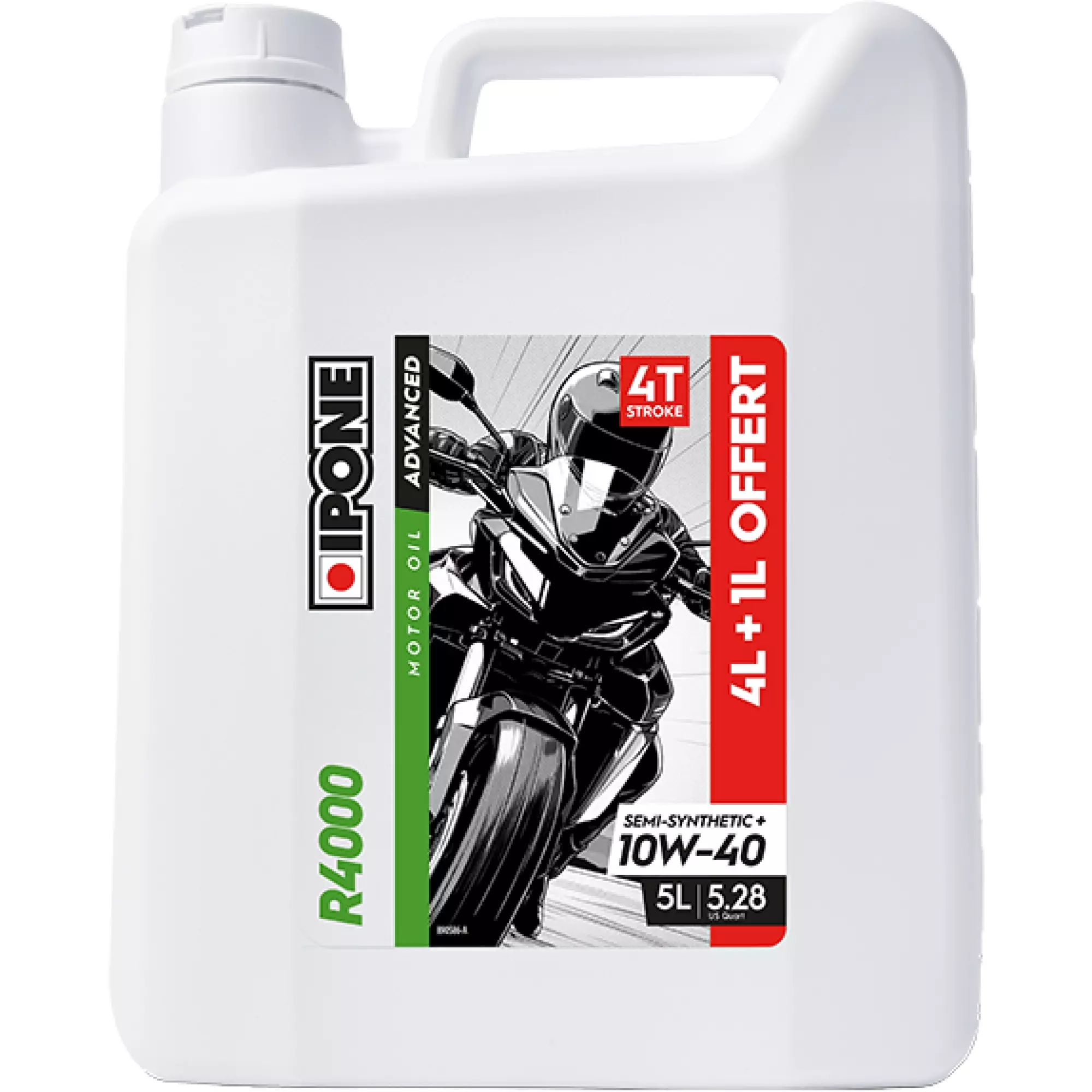 Huile Moteur Ipone R4000 10W40 Advanced - 4 Litres + 1 Litre