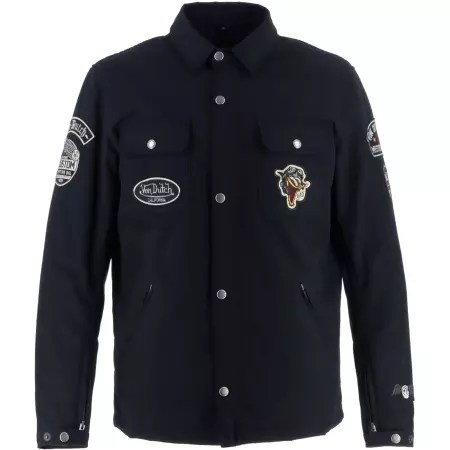 Chemise Helstons Von Dutch Distroy Noir