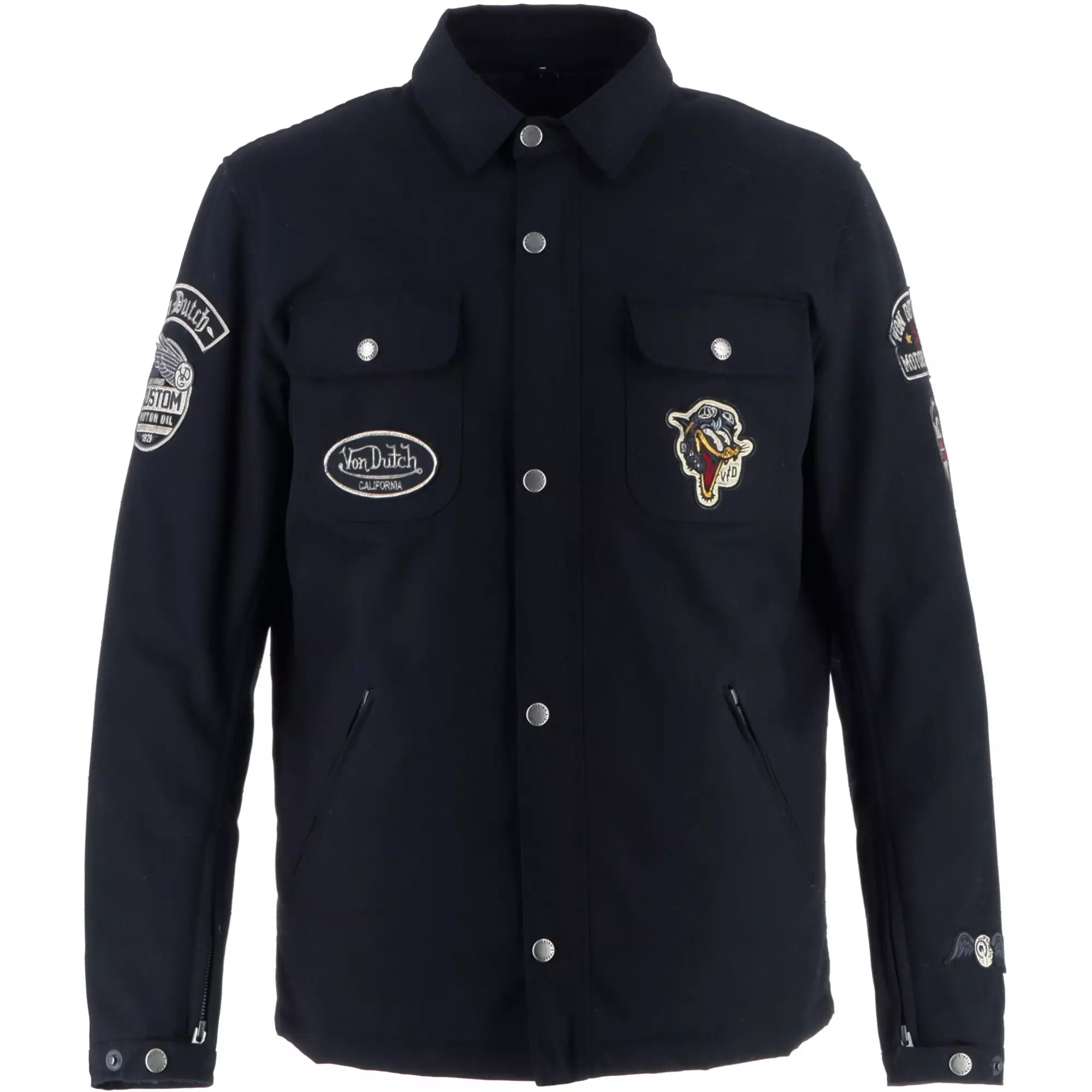 Chemise Helstons Von Dutch Distroy Noir