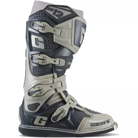 Bottes Cross Gaerne SG12 Gris Pierre - Equipement Cross GAERNE