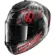 Casque Shark Spartan RS Carbon Shiever Anthracite Rouge
