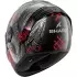 Casque Shark Spartan RS Carbon Shiever Anthracite Rouge