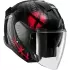 Casque Shark Skwal Jet Shiever Noir Anthracite Rouge