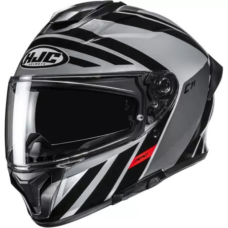 Casque HJC C71 Faber MC5 Noir Gris Rouge