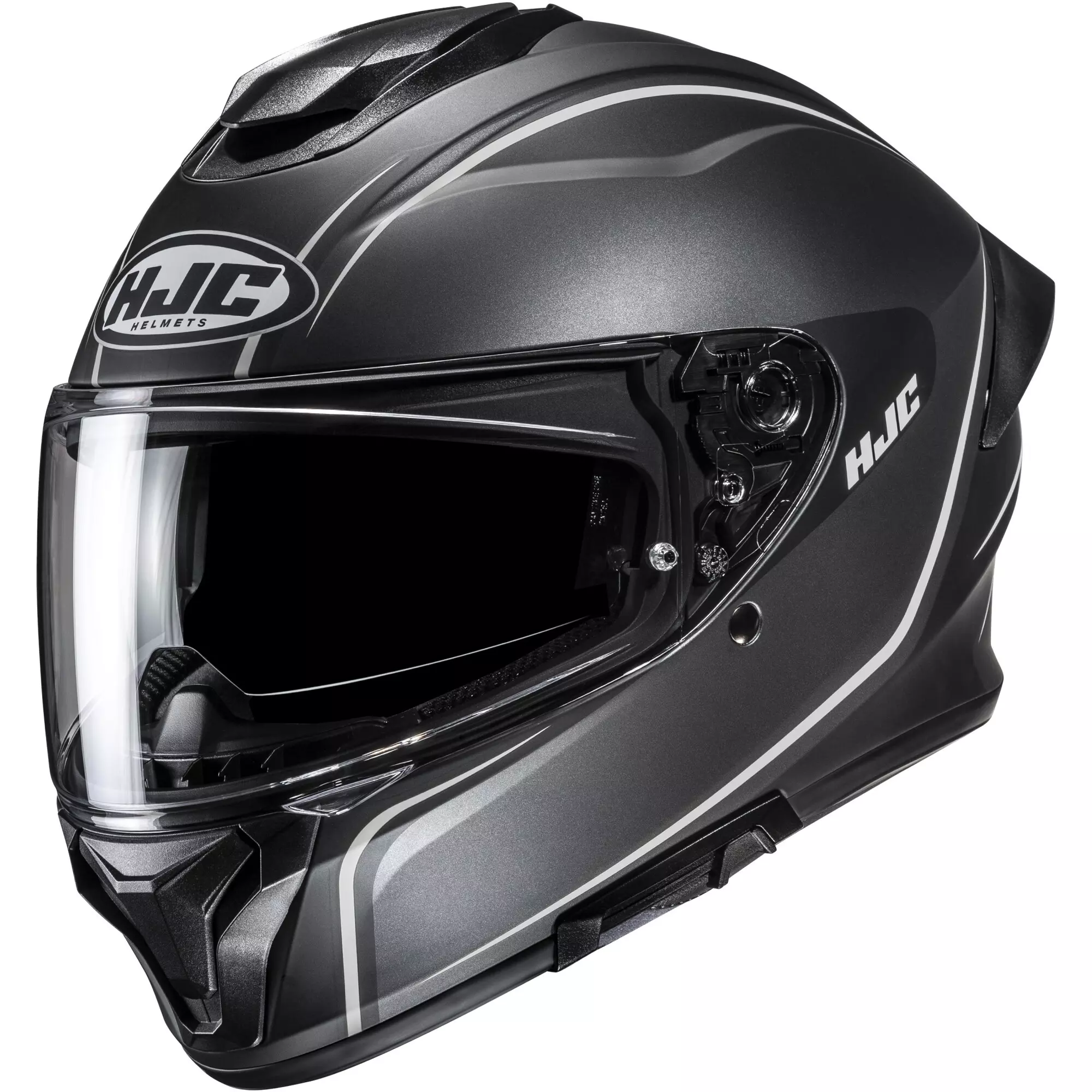 Casque HJC C71 Quez MC5SF Noir Gris Mat