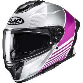 Casque HJC C71 Morix MC8 Blanc Gris Rose