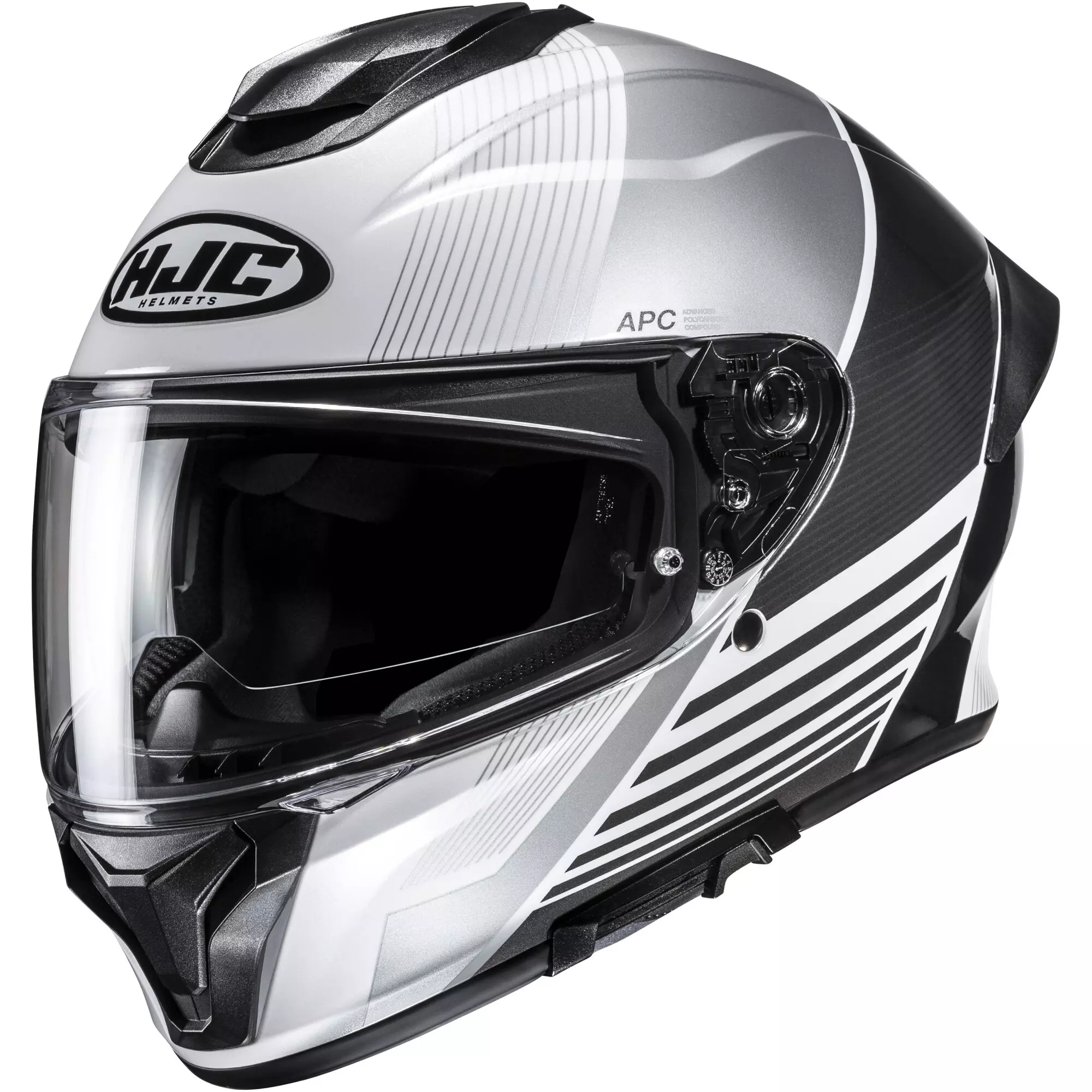 Casque HJC C71 Morix MC5 Blanc Gris Noir