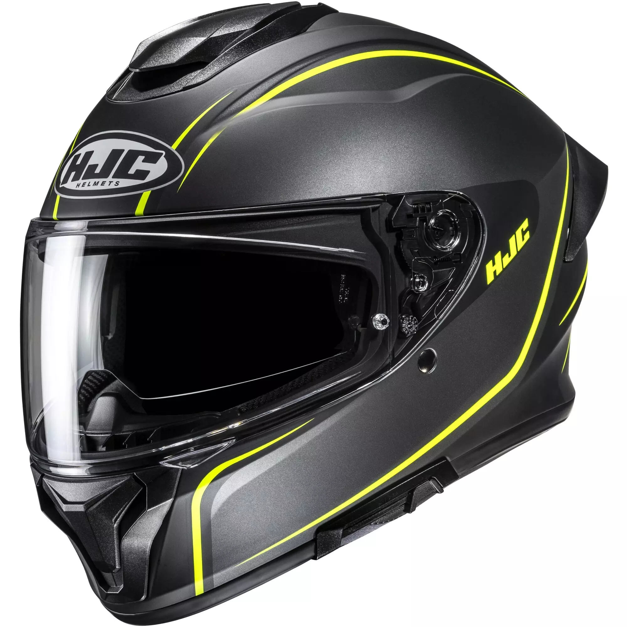 Casque HJC C71 Quez MC3HSF Noir Jaune