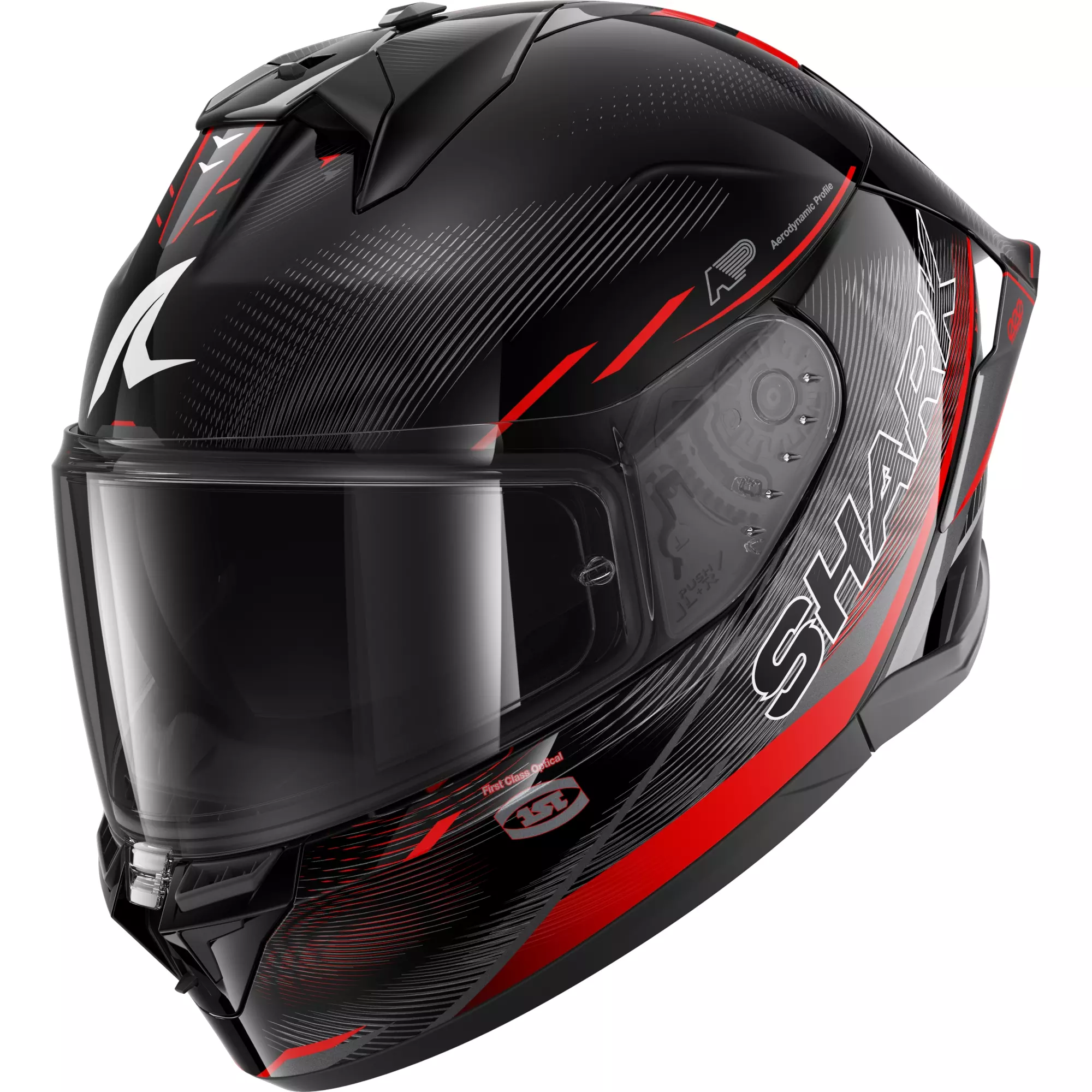 Casque Shark Skwal Cup Speed-Tech Noir Rouge Anthracite