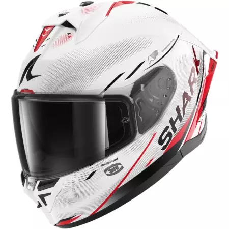 Casque Shark Skwal Cup Speed-Tech Blanc Rouge Noir