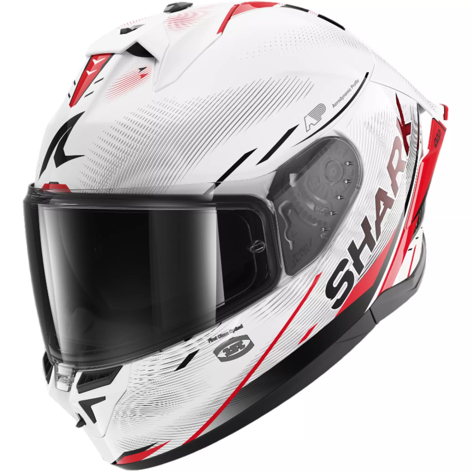 Casque Shark Skwal Cup Speed-Tech Blanc Rouge Noir