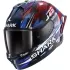 Casque Shark Skwal Cup Replica Zarco GP De France Bleu Chrome Rouge
