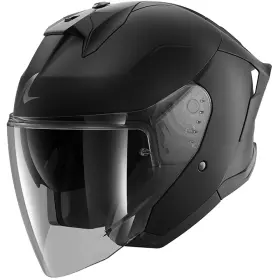 Casque Shark Skwal Jet Cup Blank Noir Mat