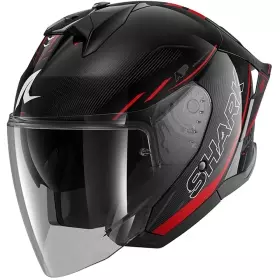 Casque Shark Skwal Jet Cup Speed-Tech Noir Rouge Anthracite