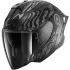 Casque Shark Skwal Jet Cup Speed-Fancy Noir Anthracite Argent Mat