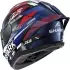 Casque Shark Skwal Cup Replica Zarco GP De France Bleu Chrome Rouge