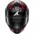Casque Shark Skwal Cup Speed-Vib Noir Rouge Argent