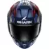 Casque Shark Skwal Cup Replica Zarco GP De France Bleu Chrome Rouge