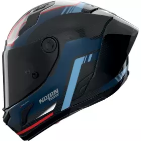 Casque Nolan X-804 RS Piega 366 Noir Bleu Rouge