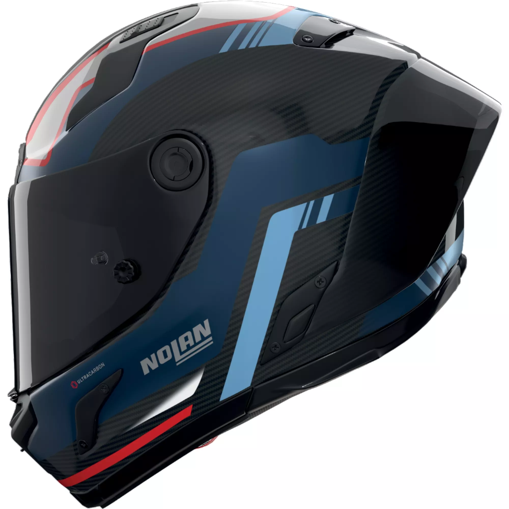 Casque Nolan X-804 RS Piega 366 Noir Bleu Rouge