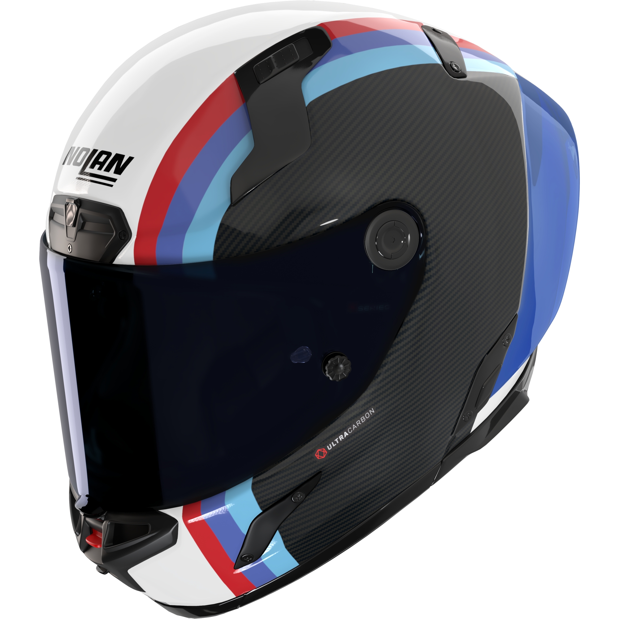Casque Nolan X-804 RS Gemini 365 Noir Blanc Bleu