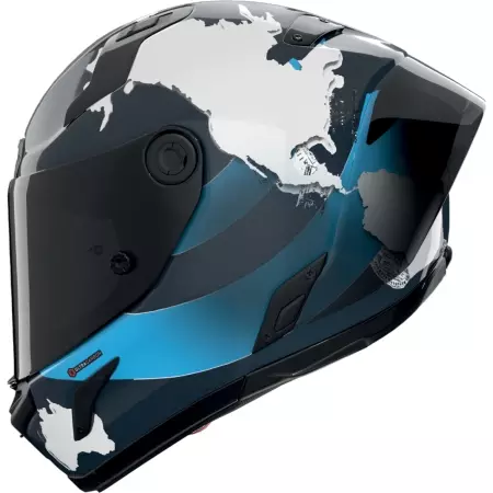 Casque Nolan X-804 RS UC Checa 30Th Anniversary Special Edit. 355 Bleu Blanc