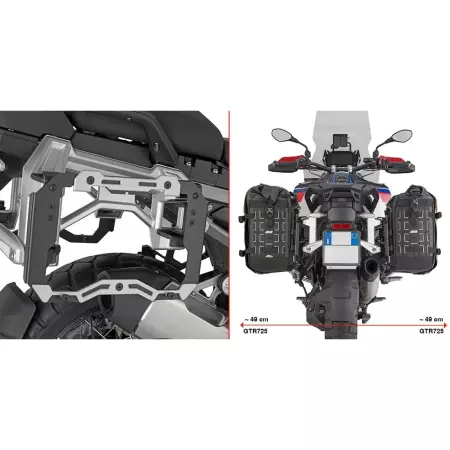 Adaptateur Givi PL5146CAM Support Valises Origine BMW R 1300 GS Adventure (2024+)