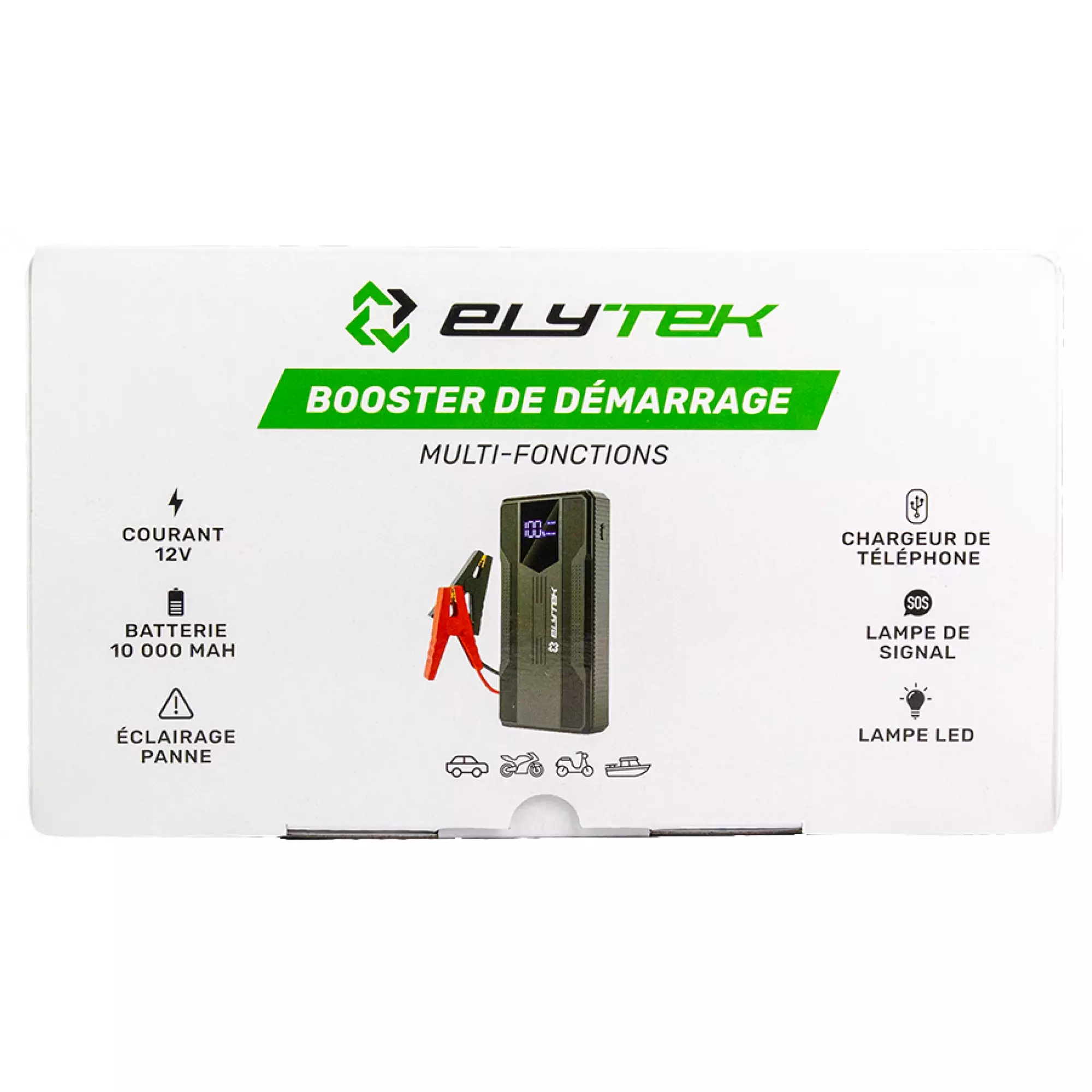 Booster Multi-Fonctions Ely'tek 10.000 MAh
