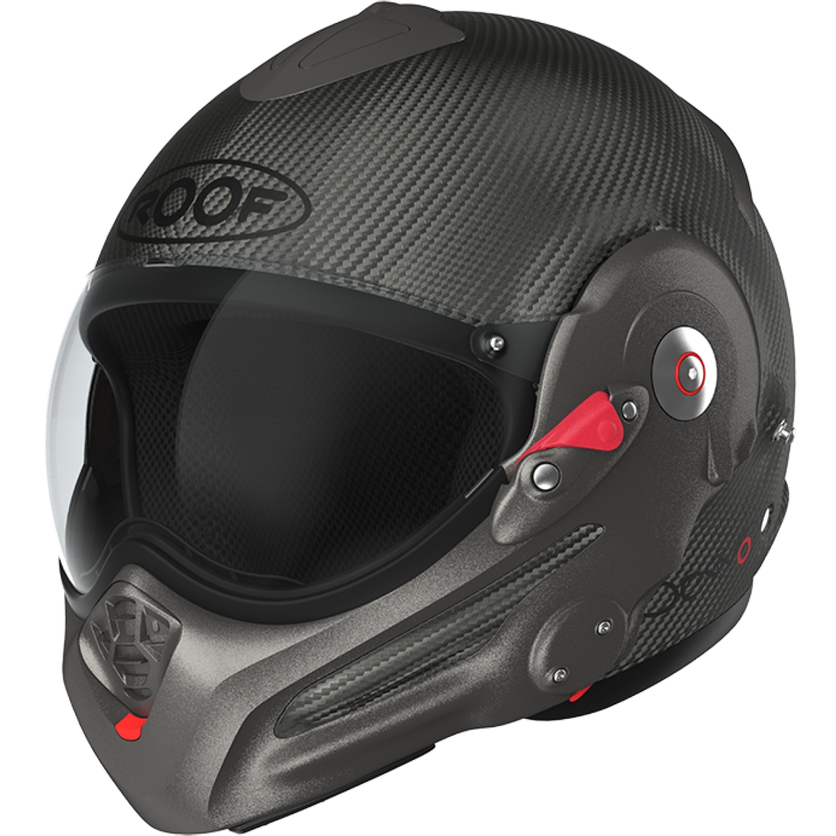 Casque Roof Desmo 3 Carbon Noir Mat