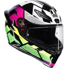 Casque AGV K1 S Punkpulse Noir Rose Vert