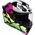 Casque AGV K1 S Punkpulse Noir Rose Vert