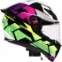 Casque AGV K1 S Punkpulse Noir Rose Vert