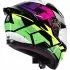 Casque AGV K1 S Punkpulse Noir Rose Vert
