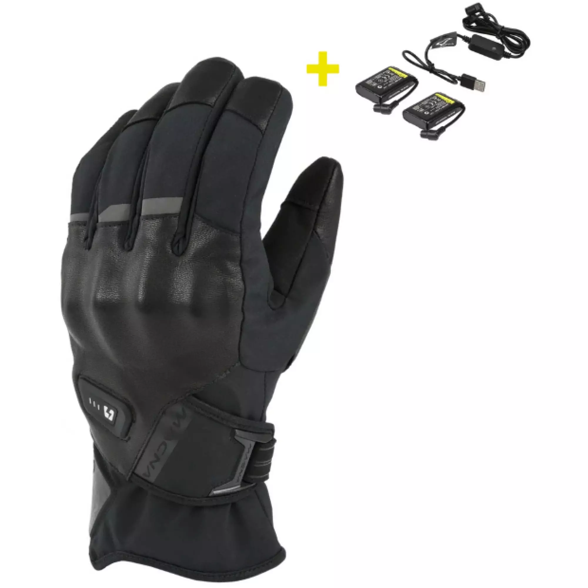 Gants Chauffants Macna Era 2.0 RTX Kit 7.4V 2.2A Noir