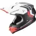 Casque Cross Scorpion VX 16 Evo Air Fusion Noir Mat Rouge
