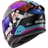Casque Shark Skwal I3 Speed-Fancy Noir Blanc Orange