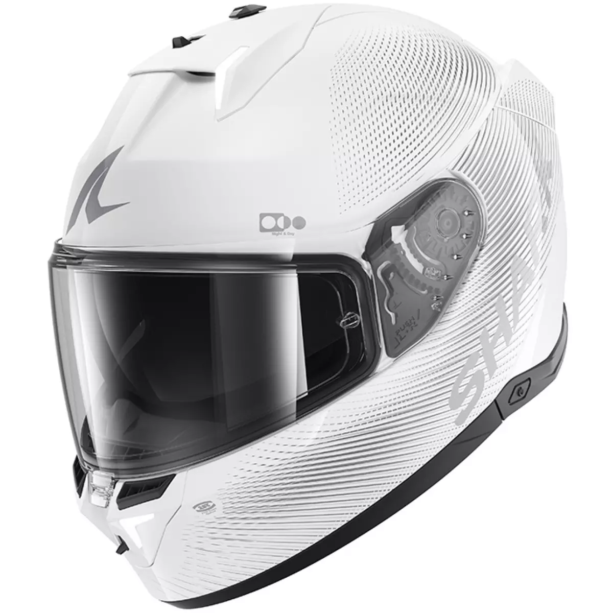 Casque Shark Skwal I3 SP Lyne Blanc Argent