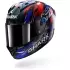 Casque Shark Aeron Zarco GP De France Carbone Bleu Chrome