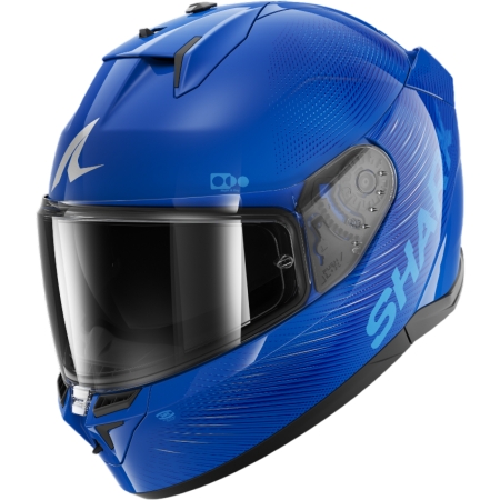 Casque Shark D-Skwal 3 SP Lyne Bleu Argent Bleu - Casque Intégral SHARK