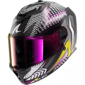 Casque Shark Spartan GT Pro Carbon Sthyr Carbone Violet Chrome Mat