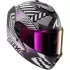 Casque Shark Spartan GT Pro Carbon Sthyr Carbone Violet Chrome Mat